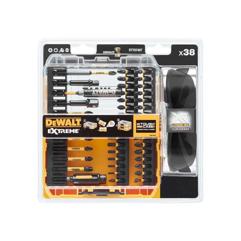 Dewalt Power Tools DT70740T FlexTorq Bit Set, 38 Piece + Safety Glasses DeWALT Power Tools - RockBottom Northampton