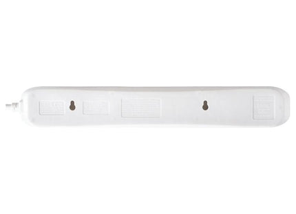 Masterplug Extension Lead 240V 6-Gang 13A White Surge Protected 2m Masterplug - RockBottom Northampton