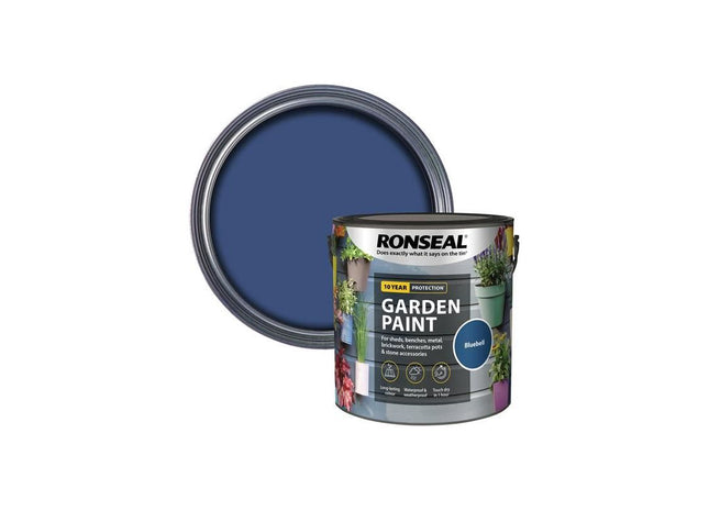 Ronseal Garden Paint Bluebell 2.5 litre Ronseal - RockBottom Nothampton