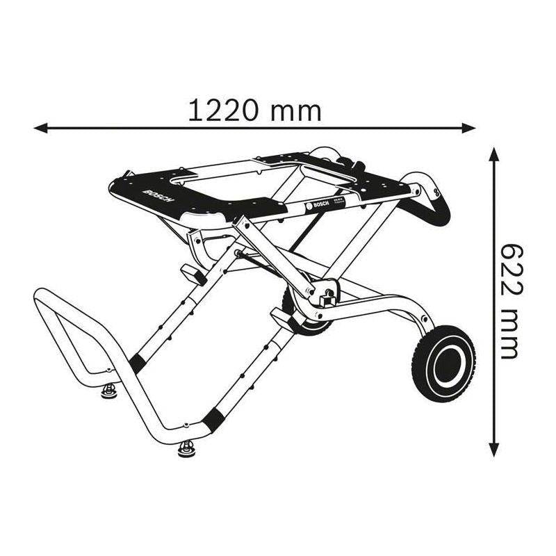 Bosch GTA 60 W Professional Table Saw Stand Bosch - RockBottom Northampton