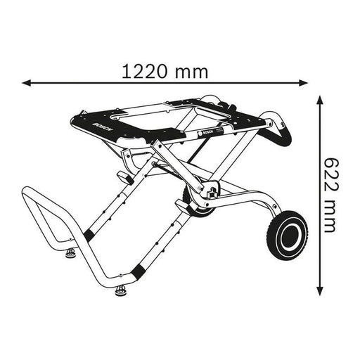 Bosch GTA 60 W Professional Table Saw Stand Bosch - RockBottom Northampton