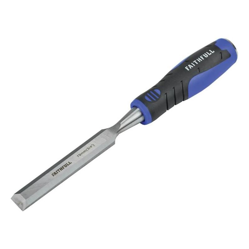 Faithfull Soft Grip Bevel Edge Chisel 19mm (3/4in) Faithfull - RockBottom Northampton