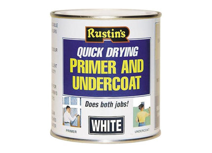 Rustins Quick Dry Primer & Undercoat White 2.5 litre Rustins - RockBottom Nothampton