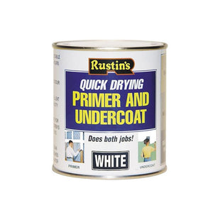 Rustins Quick Dry Primer & Undercoat White 2.5 litre Rustins - RockBottom Nothampton