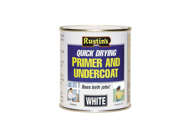 Rustins Quick Dry Primer & Undercoat White 2.5 litre Rustins - RockBottom Nothampton