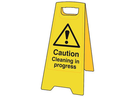 Scan Caution Cleaning In Progress - Heavy Duty 'A' Board Scan - RockBottom Nothampton