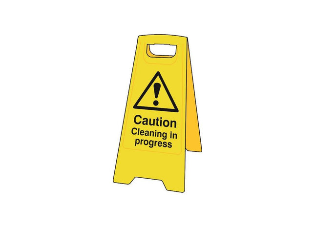 Scan Caution Cleaning In Progress - Heavy Duty 'A' Board Scan - RockBottom Nothampton