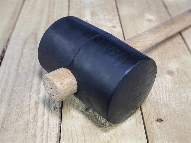 Faithfull FSC Black Rubber Mallet 40oz Faithfull - RockBottom Northampton