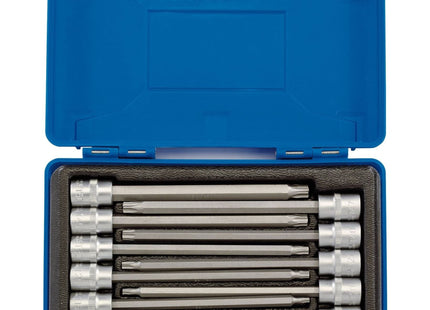 Draper TX-STAR Long Socket Bit Set, 3/8" Sq. Dr., 150mm (10 Piece) Draper - Town Tools 