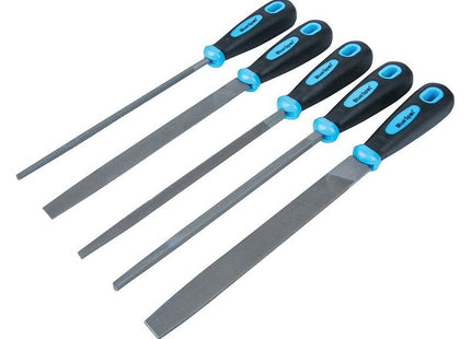 Bluespot Tools Soft Grip Handled File Set, 5 Piece BlueSpot Tools - RockBottom Northampton