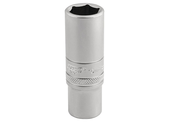 Draper 6 Point Metric Deep Socket, 3/8" Sq. Dr., 15mm 16583 Draper - Town Tools 