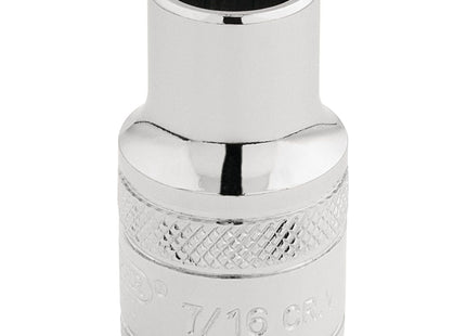 Draper HI-TORQ 12 Point Socket, 1/2" Sq. Dr., 7/16" 33600 Draper - Town Tools 