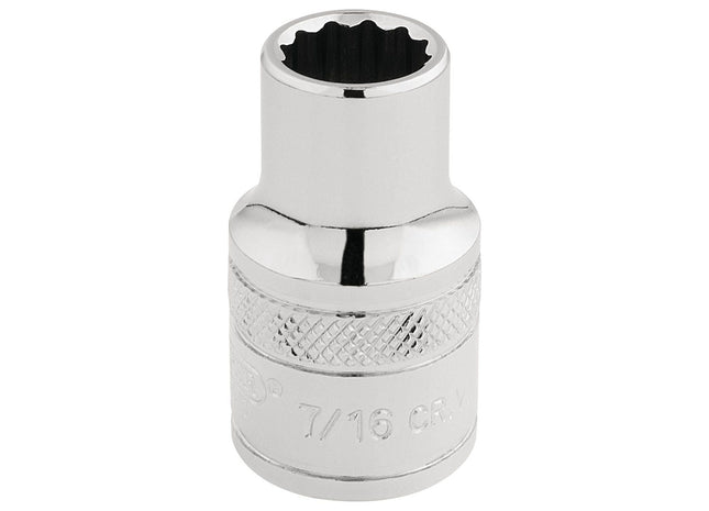 Draper HI-TORQ 12 Point Socket, 1/2" Sq. Dr., 7/16" 33600 Draper - Town Tools 
