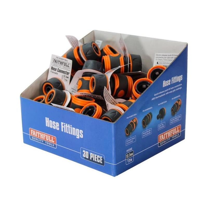 Faithfull Plastic Female Hose Connector (Box 30) Faithfull - RockBottom Northampton