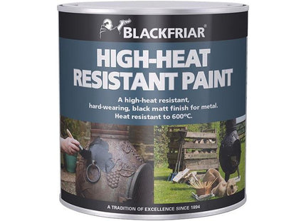 Blackfriar High-Heat Resistant Paint Black 250ml Blackfriar - RockBottom Northampton