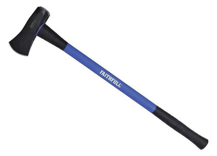 Faithfull Log Splitting Maul Fibreglass Shaft 2.7kg (6 lb) Faithfull - RockBottom Northampton