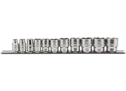 Draper Imperial Socket Set on a Metal Rail, 3/8" Sq. Dr. (11 Piece) 16493 Draper - Town Tools 