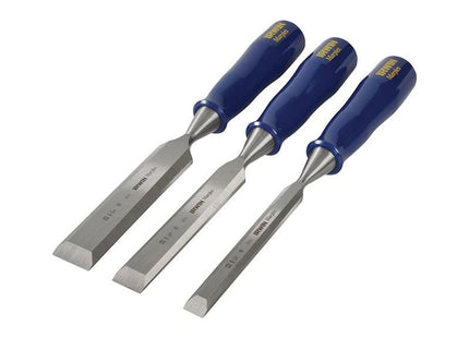 Irwin® Marples® M444 Bevel Edge Chisel Blue Chip Handle Set, 3 Piece IRWIN® Marples® - RockBottom Northampton