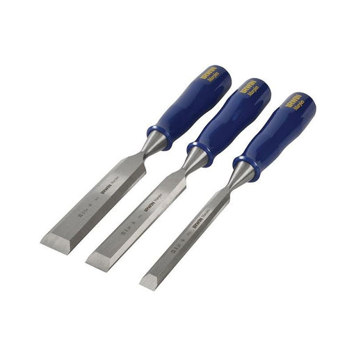 Irwin® Marples® M444 Bevel Edge Chisel Blue Chip Handle Set, 3 Piece IRWIN® Marples® - RockBottom Northampton