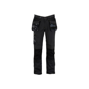 Stanley® Clothing Dixon Slim Fit Trousers Black Camouflage Waist 34in Leg R STANLEY® Clothing - RockBottom Nothampton