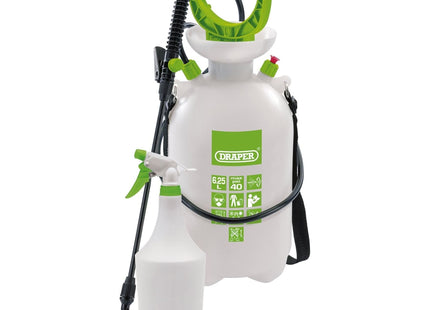 Draper Pressure Sprayer, 6.25L, with Mini Sprayer, 1L 82464 Draper - Town Tools 