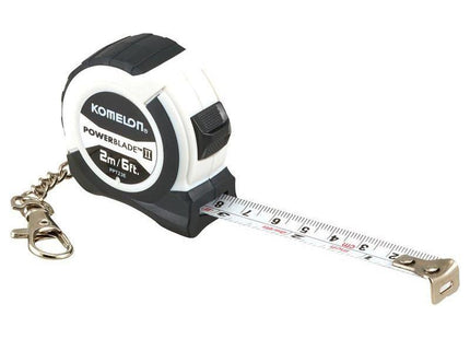 Komelon PowerBlade™ II Pocket Key Ring Tape 2m/6ft (Width 13mm) Komelon - RockBottom Northampton