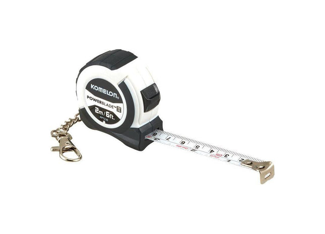 Komelon PowerBlade™ II Pocket Key Ring Tape 2m/6ft (Width 13mm) Komelon - RockBottom Northampton