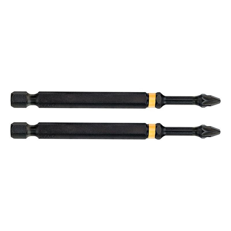 Dewalt Power Tools Extreme Impact Torsion Bits PZ2 x 85mm (Pack 2) DeWALT Power Tools - RockBottom Northampton