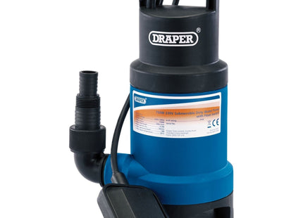 Draper Submersible Dirty Water Pump with Float Switch, 200L/Min, 750W 61667 Draper - Town Tools 