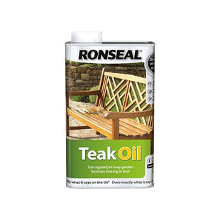Ronseal Garden Furniture Teak Oil Can 500ml Ronseal - RockBottom Nothampton
