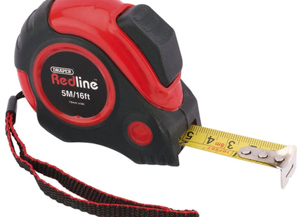Draper Draper Redline Measuring Tape, 5m/16ft x 19mm Draper - Town Tools