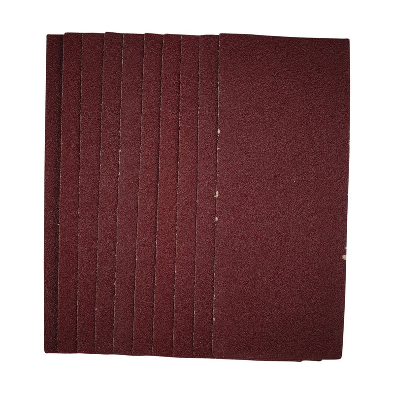 Draper 1/3 Sanding Sheets, 93 x 230mm, 40 Grit (Pack of 10) 55737 Draper - Town Tools 