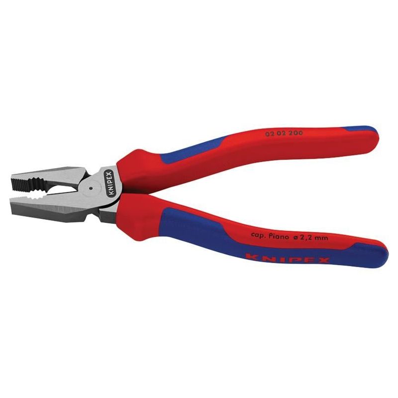 Knipex High Leverage Combination Pliers Multi-Component Grip 200mm Knipex - RockBottom Northampton