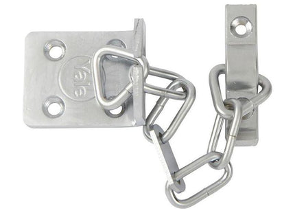 Yale Locks WS6 Security Door Chain - Satin Chrome Finish Yale Locks - RockBottom Northampton