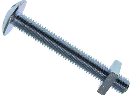METALMATE Roofing Bolt & Nut ZP M8 x 60mm (Box 25) METALMATE� - RockBottom Northampton