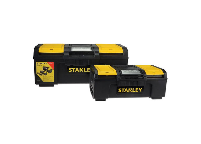 Stanley® Hand Tools One Touch DIY Toolbox 2 Pack 1 x 41cm (16in) & 1 x 60cm (24in) STANLEY® Hand Tools - RockBottom Nothampton