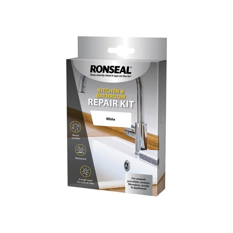 Ronseal Kitchen & Bathroom Repair Kit 60g Ronseal - RockBottom Nothampton