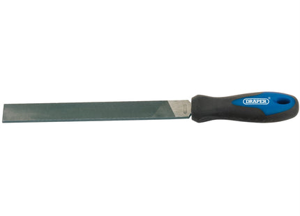 Draper Soft Grip Engineer's Hand File and Handle, 200mm 44953 Draper - Town Tools 