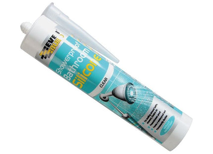 Everbuild Sika Showerproof Bathroom Silicone Translucent 280ml Everbuild Sika - RockBottom Northamptin