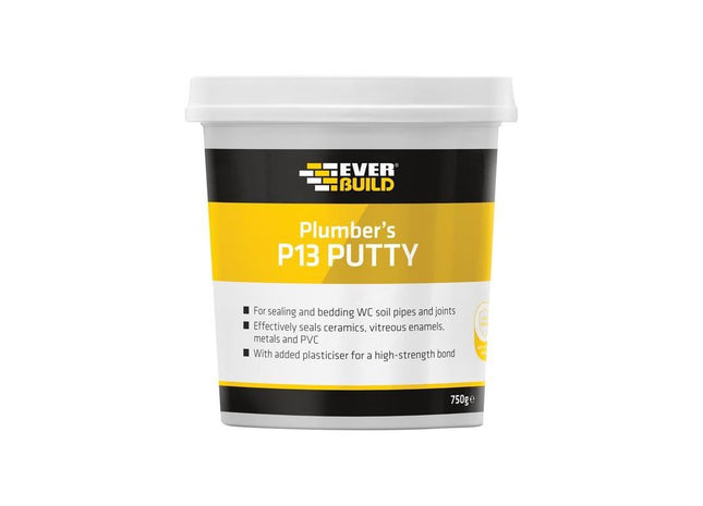 Everbuild Sika Plumber's Putty 750g Everbuild Sika - RockBottom Northamptin
