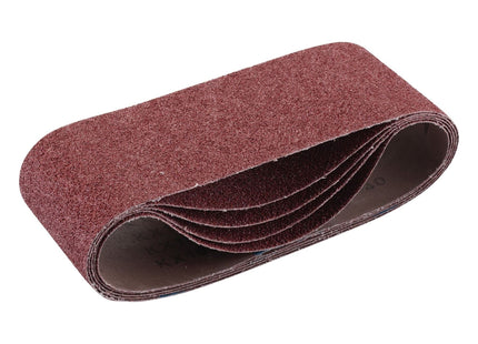 Draper Cloth Sanding Belt, 100 x 610mm, 40 Grit (Pack of 5) 09247 Draper - Town Tools 