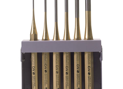 Draper Octagonal Parallel Pin Punch Set, 150mm (6 Piece) 74712 Draper - Town Tools 