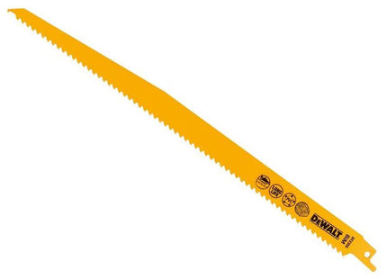 Dewalt Power Tools Bi-Metal Reciprocating Blade for Wood with Nails 305mm (Pack 5) DeWALT Power Tools - RockBottom Northampton
