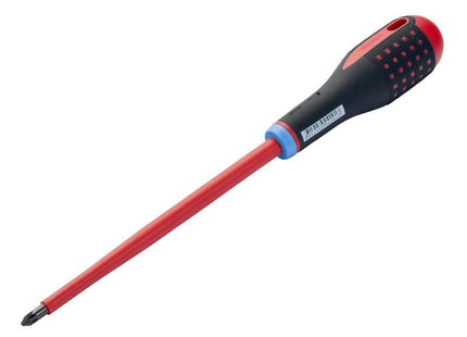 Bahco ERGO VDE Insulated Pozi Screwdriver PZ2 x 100mm Bahco - RockBottom Northampton