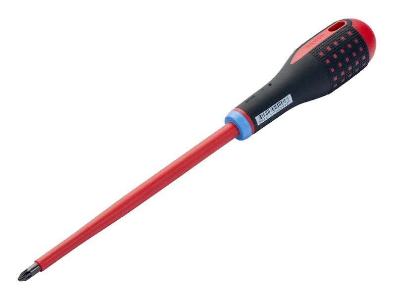 Bahco ERGO VDE Insulated Pozi Screwdriver PZ2 x 100mm Bahco - RockBottom Northampton