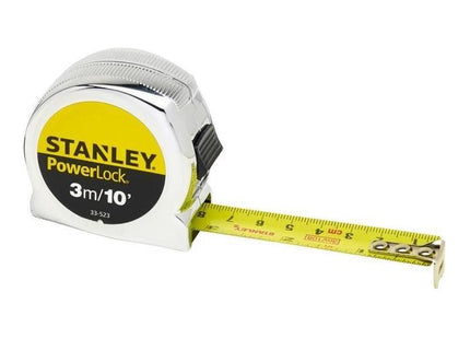Stanley® Hand Tools PowerLock® Classic Pocket Tape 3m/10ft (Width 19mm) STANLEY® Hand Tools - RockBottom Nothampton