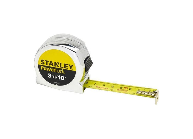Stanley® Hand Tools PowerLock® Classic Pocket Tape 3m/10ft (Width 19mm) STANLEY® Hand Tools - RockBottom Nothampton