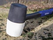 Faithfull Black & White Fibreglass Mallet 32oz Faithfull - RockBottom Northampton