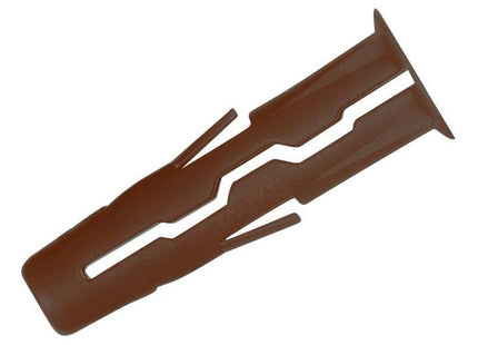 Rawlplug Brown UNO® Plugs 7 x 30mm (Pack 1000) Rawlplug - RockBottom Nothampton