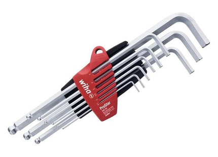 Wiha ProStar Hex Ball End L-key Set, 9 Piece Wiha - RockBottom Northampton